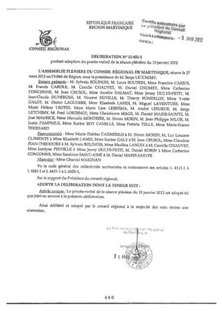 Recueil des actes administratifs mars 2012