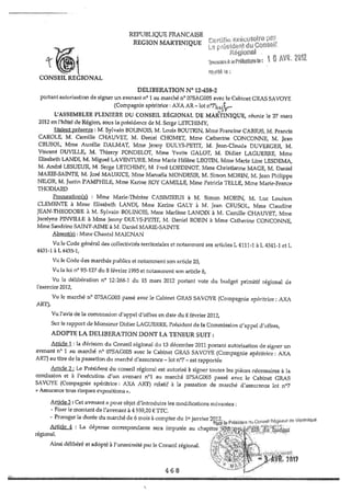 Recueil des actes administratifs mars 2012