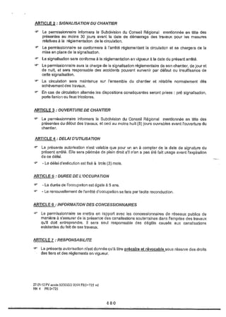 Recueil des actes administratifs mars 2012