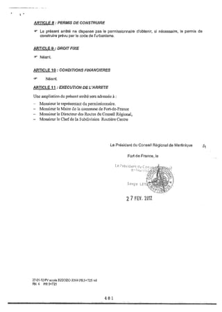 Recueil des actes administratifs mars 2012