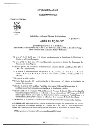 Recueil des actes administratifs mars 2012