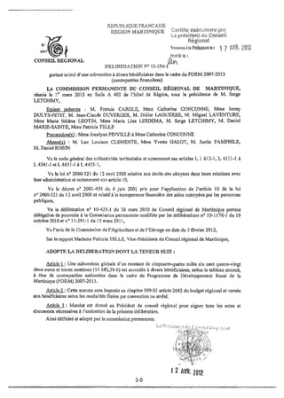 Recueil des actes administratifs mars 2012