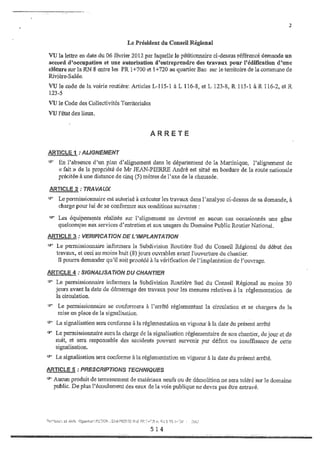 Recueil des actes administratifs mars 2012