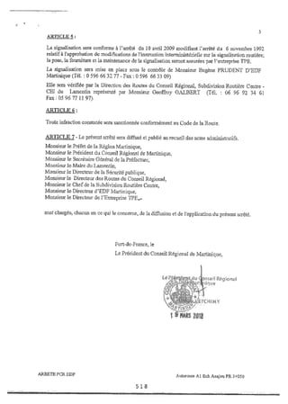 Recueil des actes administratifs mars 2012