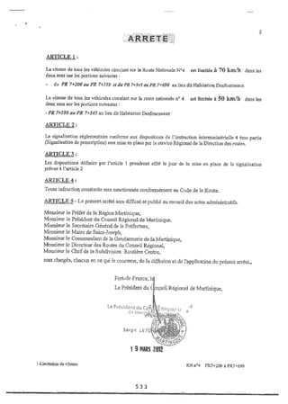 Recueil des actes administratifs mars 2012