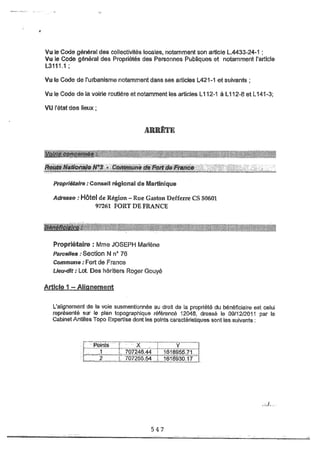 Recueil des actes administratifs mars 2012