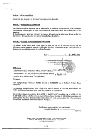 Recueil des actes administratifs mars 2012