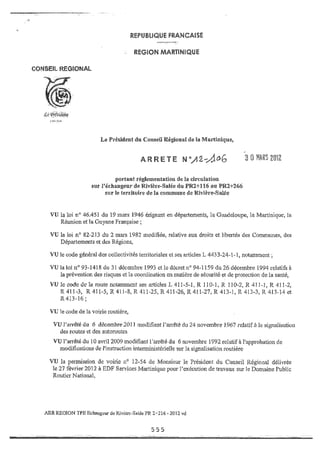 Recueil des actes administratifs mars 2012