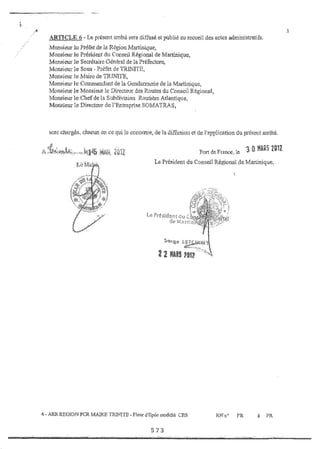 Recueil des actes administratifs mars 2012
