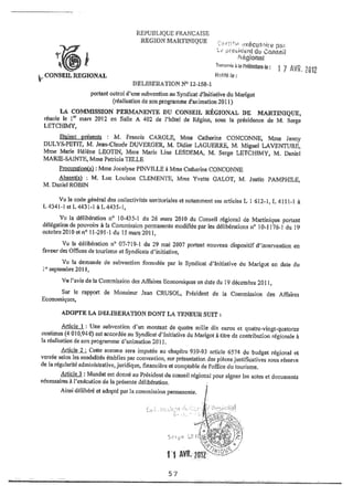 Recueil des actes administratifs mars 2012