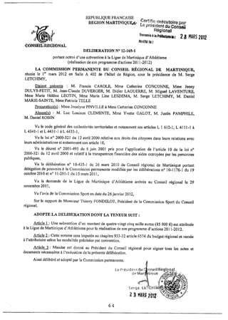 Recueil des actes administratifs mars 2012