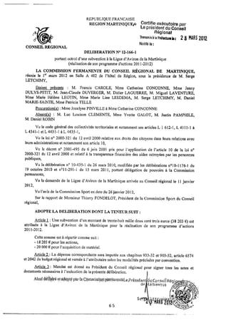 Recueil des actes administratifs mars 2012
