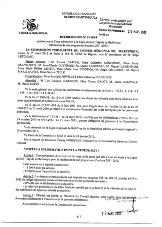 Recueil des actes administratifs mars 2012