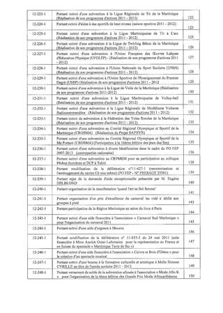 Recueil des actes administratifs mars 2012