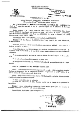 Recueil des actes administratifs mars 2012