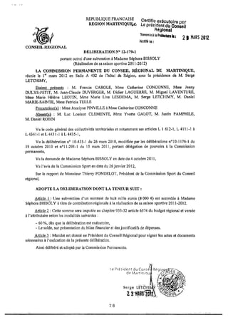 Recueil des actes administratifs mars 2012