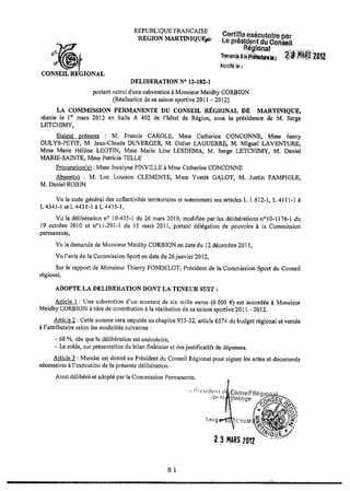 Recueil des actes administratifs mars 2012