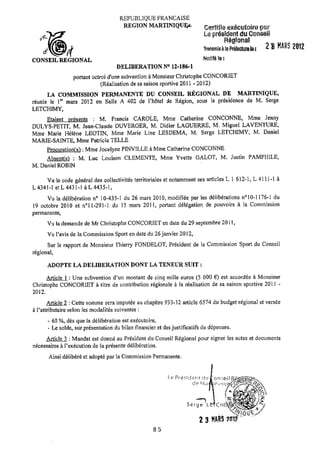 Recueil des actes administratifs mars 2012