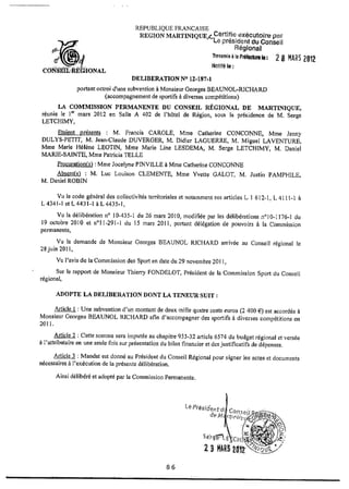 Recueil des actes administratifs mars 2012