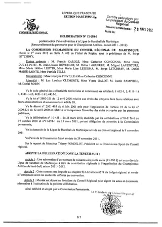 Recueil des actes administratifs mars 2012