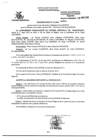 Recueil des actes administratifs mars 2012