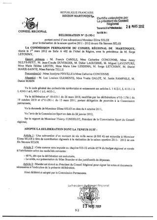 Recueil des actes administratifs mars 2012