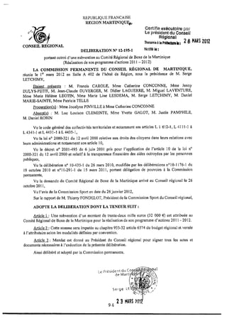 Recueil des actes administratifs mars 2012