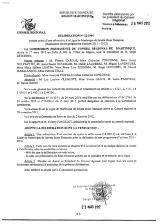 Recueil des actes administratifs mars 2012