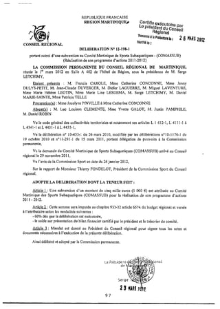 Recueil des actes administratifs mars 2012