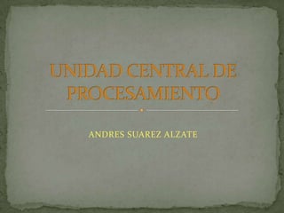 ANDRES SUAREZ ALZATE
 