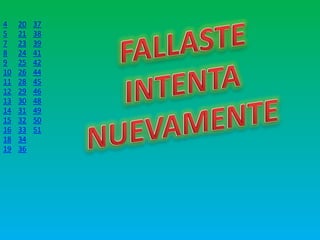 4
5
7
8
9
10
11
12
13
14
15
16
18
19

20
21
23
24
25
26
28
29
30
31
32
33
34
36

37
38
39
41
42
44
45
46
48
49
50
51

 