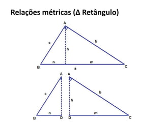 Relações métricas (Δ Retângulo)