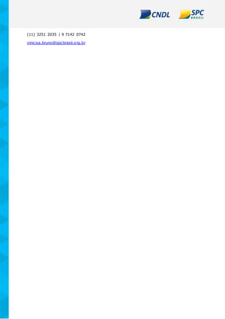 (11) 3251 2035 | 9 7142 0742
vinicius.bruno@spcbrasil.org.br
 
