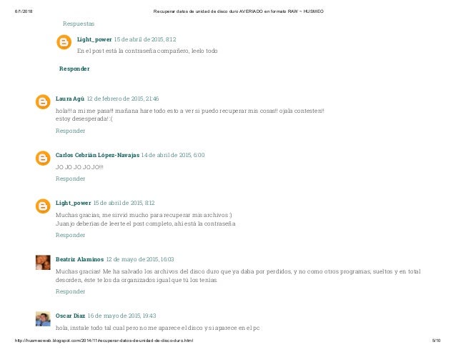 Disco Duro Formato Raw Recuperar Datos