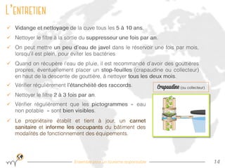 Recuperation des eaux pluviales, by Hopineo Slide 14