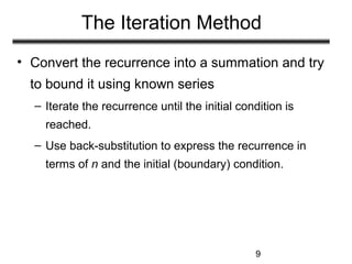 Rerun In Math Recurrences | PPT