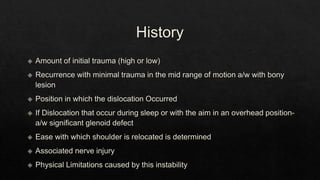 Recurrent Dislocation of Shoulder.pptx