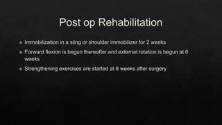 Recurrent Dislocation of Shoulder.pptx