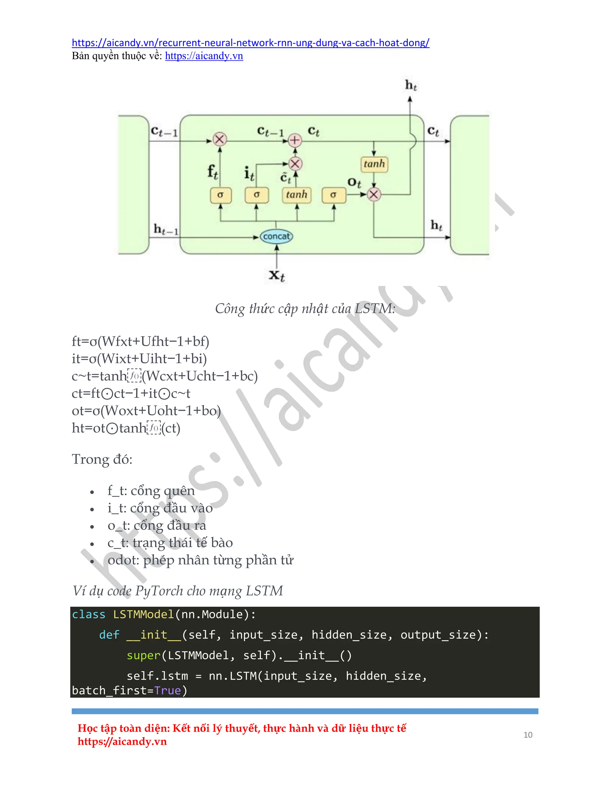 Recurrent Neural Network (RNN) - Ứng dụng và cách hoạt động.pdf