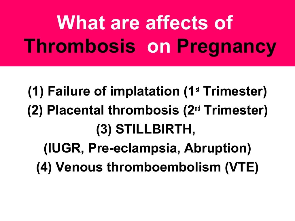 Recurrent pregnancy loss, thrombophilia tests to do or not to do Dr…