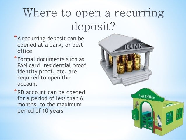 Recurring deposit
