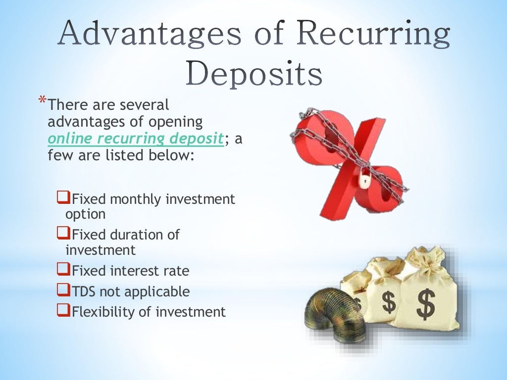 Recurring deposit