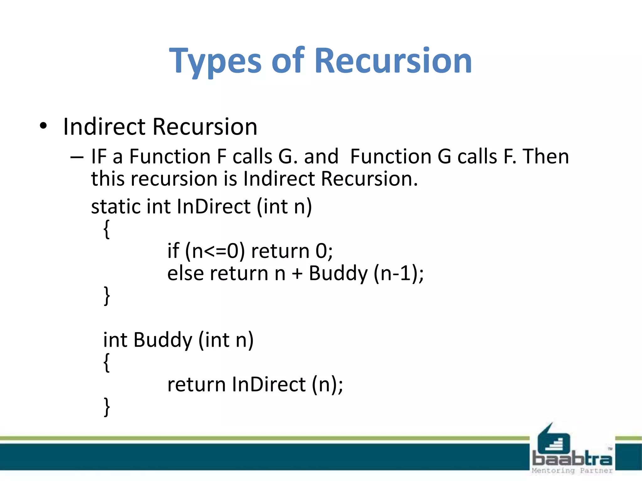 Recursion | PPT