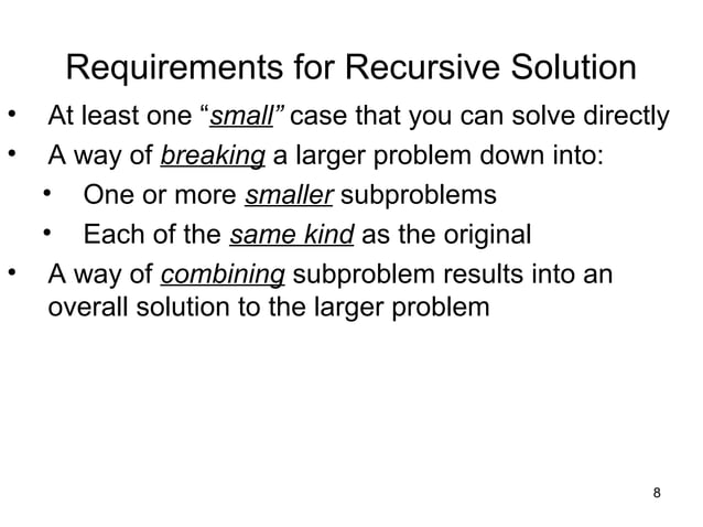 Recursion | PPT