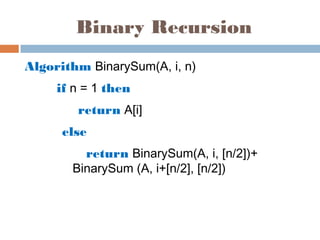 Recursion - Algorithms and Data Structures | PPT