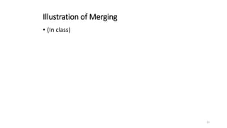 21
Illustration of Merging
• (In class)
 