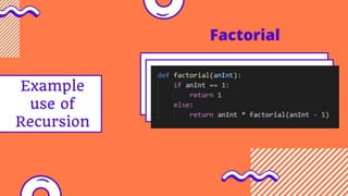 Recursion in Python | PPT