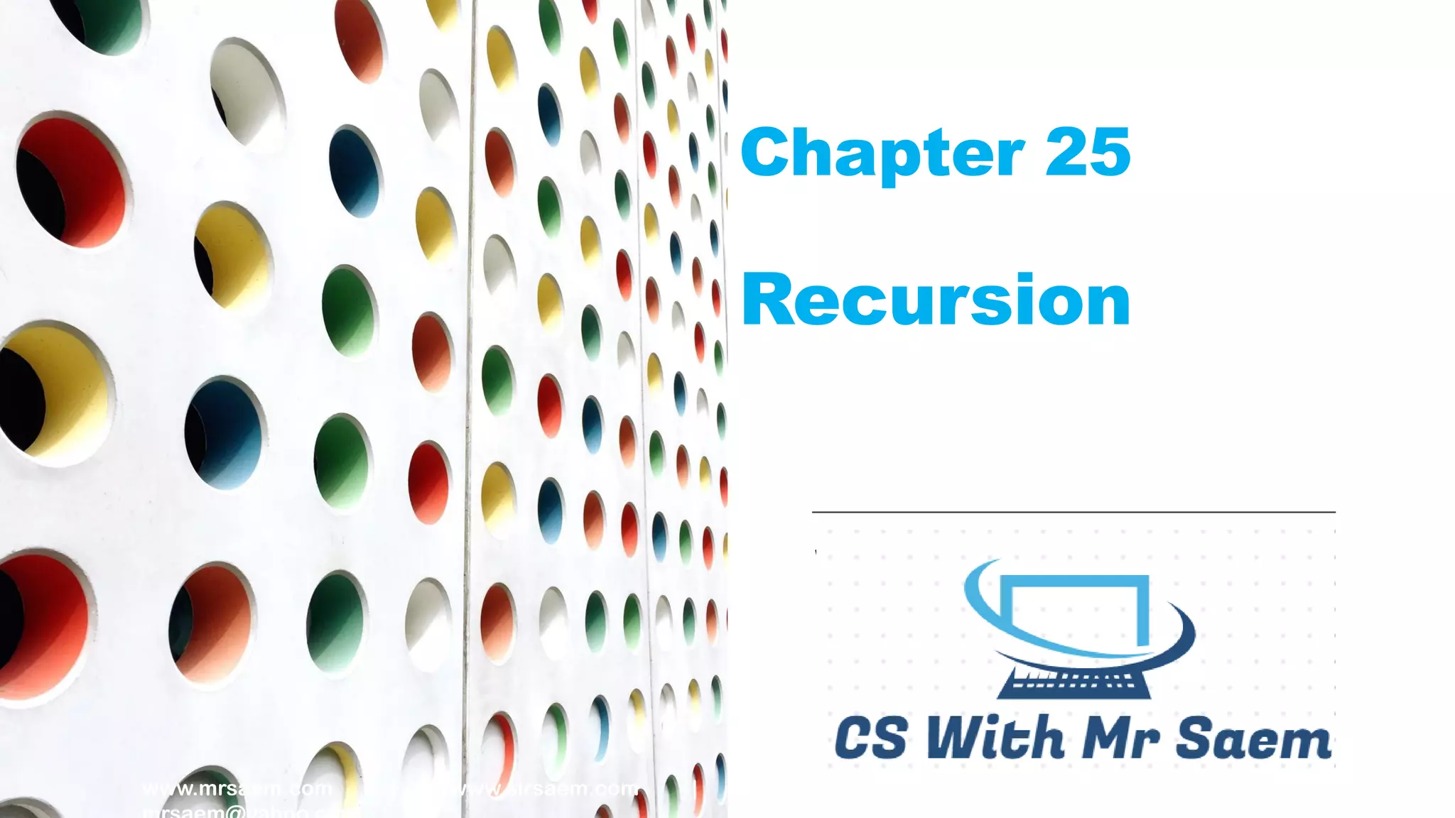 Recursion | PPT