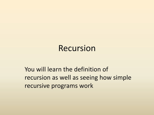 recursion.ppt