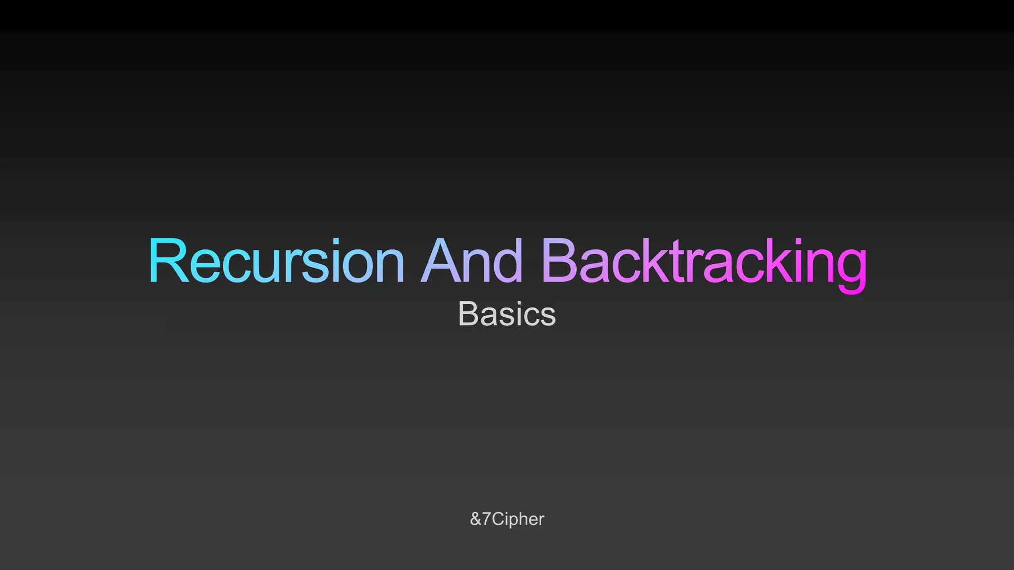 Recursion DS made easy - 2 | PPT